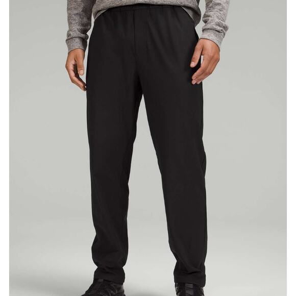 Lululemon ABC Pull-On Pant Black Warpstreme Men's Size L - Picture 1 of 5